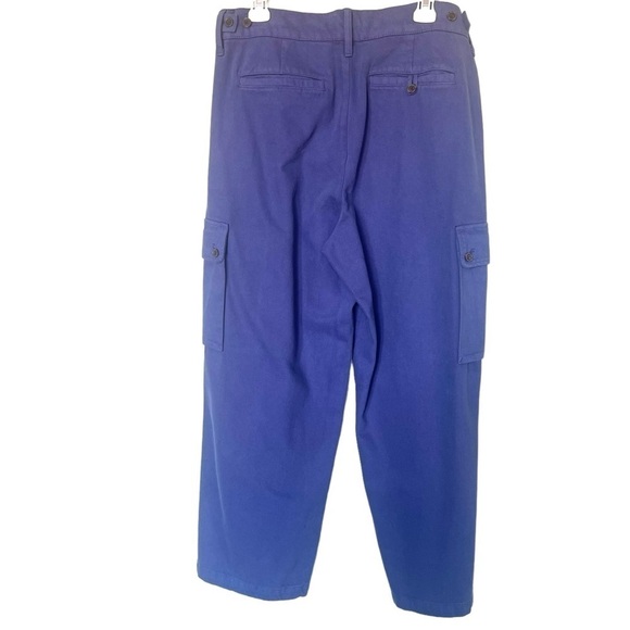 J.Crew Cargo Relaxed Heavyweight Twill Pants in Indigo Blue Size 30 - Picture 5 of 9
